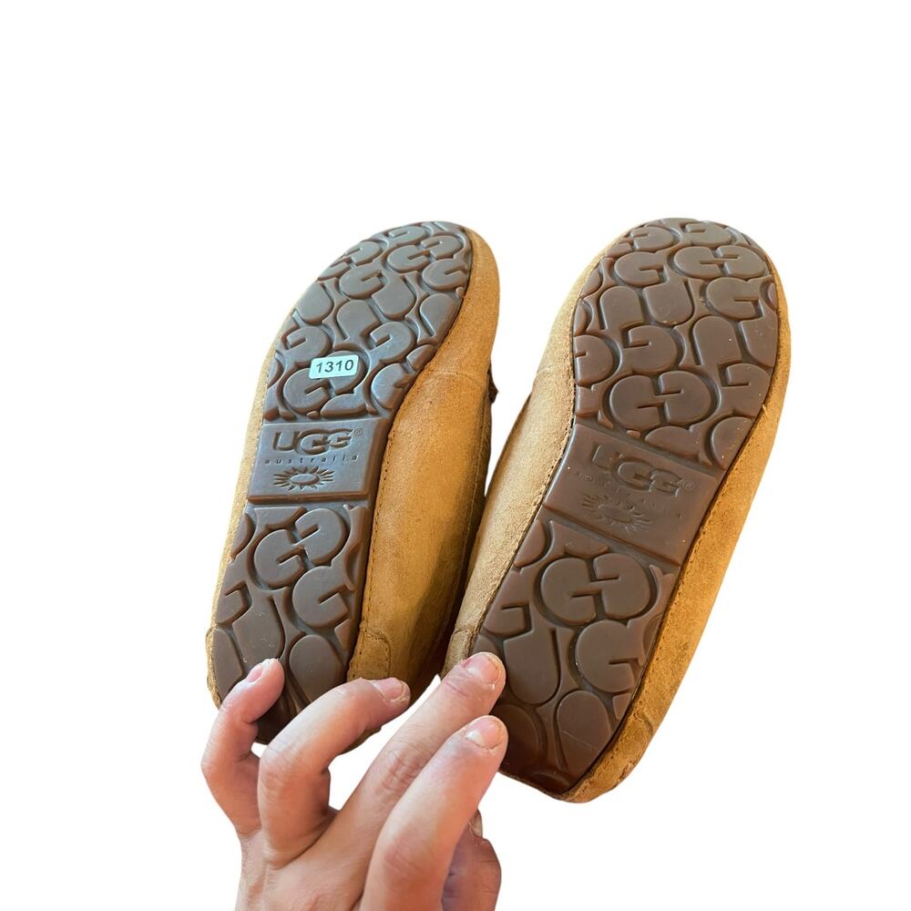 Ugg 7 Women’s Ansley 1016048 slippers Chestnut Suede Authentic comfort soft - Picture 7 of 8